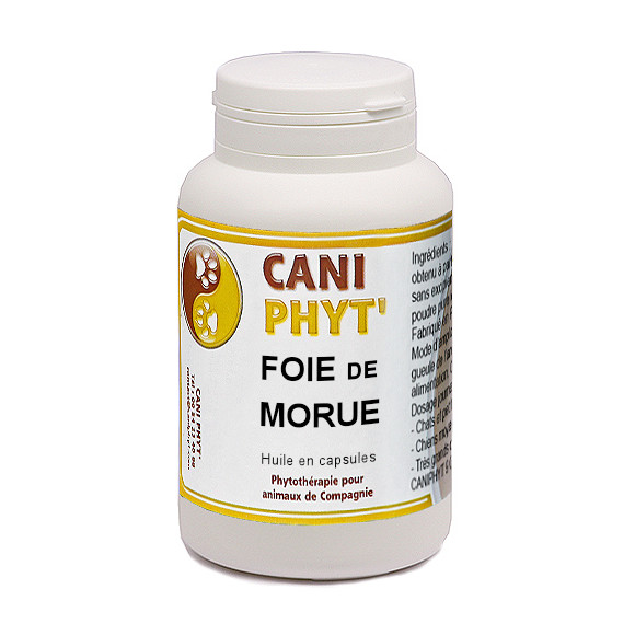 Huile de Foie de Morue Chien Chat Caniphyt