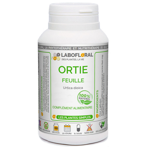 Complément Alimentaire Ortie Bio - 60 Gélules - Fabriqué En France - Énergie & Articulations