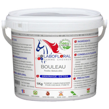 Bouleau en poudre pour chevaux.