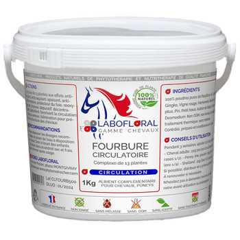 Complexe Fourbure, Circulatoire Chevaux Labofloral