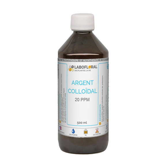 Argent colloïdal 20 PPM.