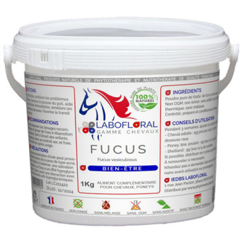 Fucus en poudre pour chevaux.