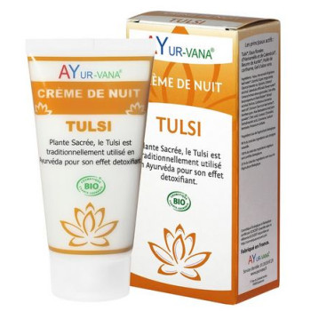 Crème de nuit visage Ayurvédique au Tulsi Ayurvana