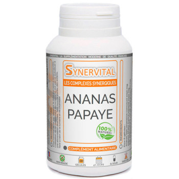 Ananas Papaye Synervital en gélules pour votre minceur.