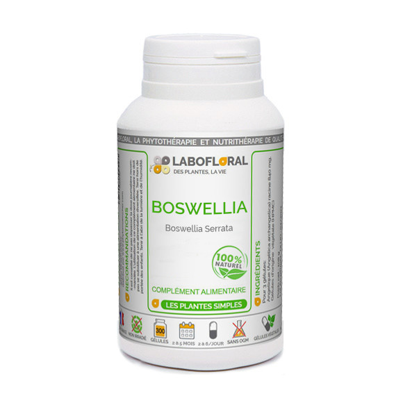 BOSWELLIA Labofloral favorable aux articulations et aux muscles.