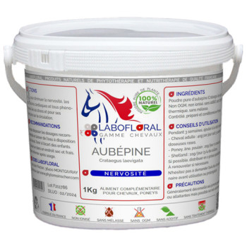 Aubépine en poudre pour chevaux.