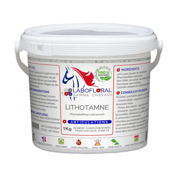 Lithothamne en poudre pour chevaux.