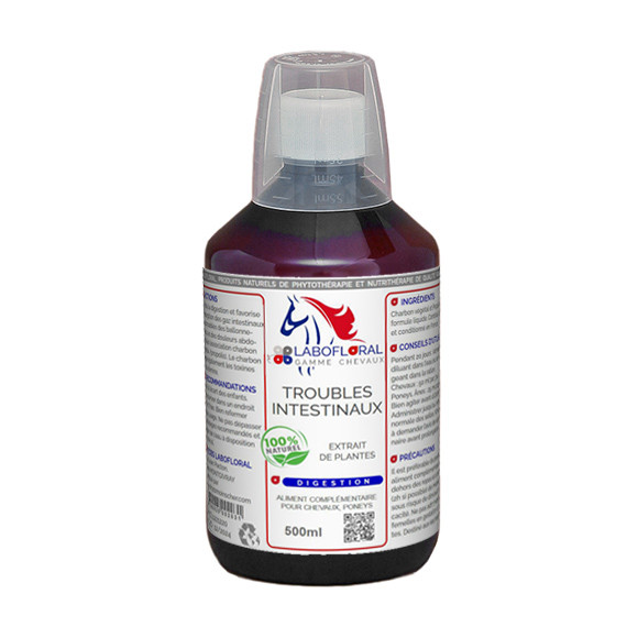 Troubles intestinaux liquide pour chevaux