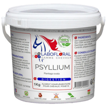 Psyllium en poudre pour chevaux.