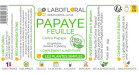 Papaye Feuille 50 gélules Labofloral étiquette