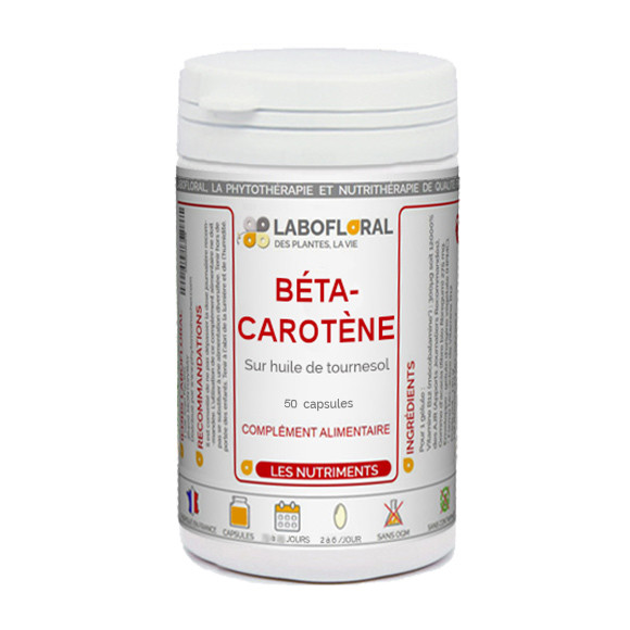 Beta-carotène Labofloral 50 capsules