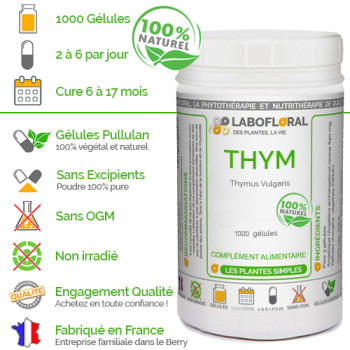 Thym Labofloral 1000 gélules avantages