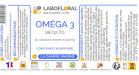 Oméga 3 Labofloral 50 capsules étiquette