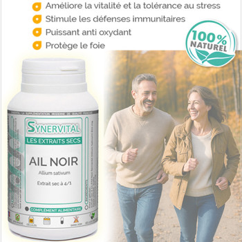 Ail Noir Synervital bienfaits