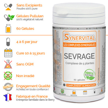 Sevrage Synervital 60 gélules avantages