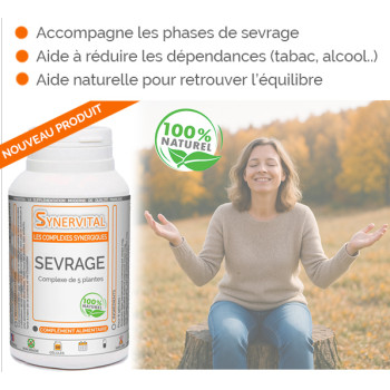 Sevrage Synervital 60 gélules bienfaits