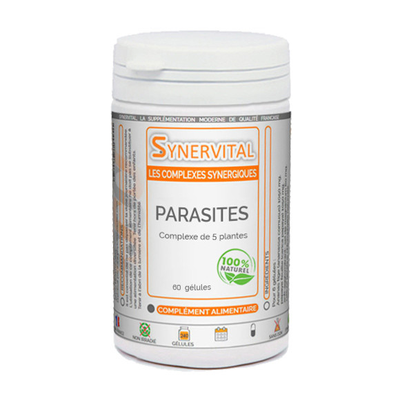 Parasites Synervital 60 gélules