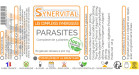 Parasites Synervital 60 gélules étiquette