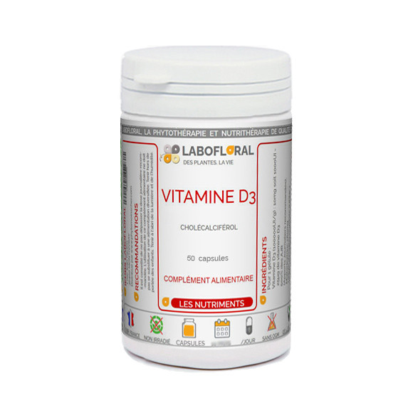 Vitamine D3 50 capsulesLabofloral