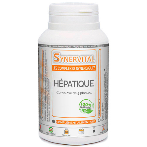 Complexe Hépatique BIO 60 Gélules - Aide Digestion, Foie Et Vésicule - Laboratoires ILAPHARM