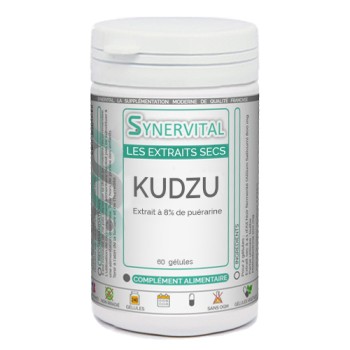 Kudzu extrait sec Synervital 60 gélules