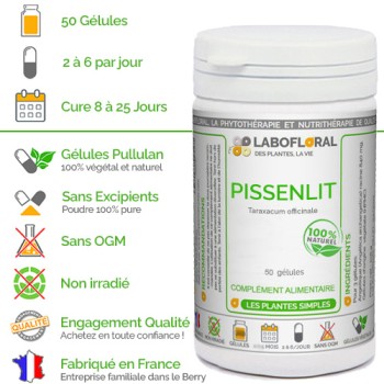 Pissenlit Labofloral 50 gélules avantages