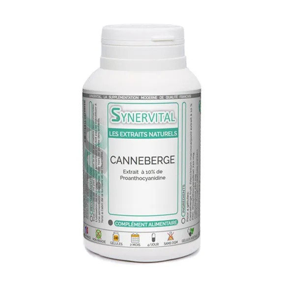 Canneberge extrait 10% PAC Synervital