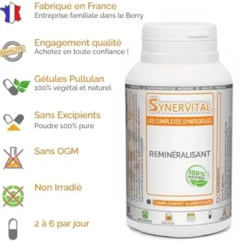 Reminéralisant Synervital avantages