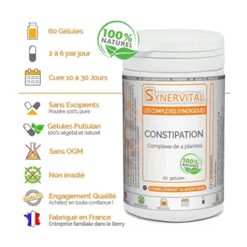 Constipation Synervital - Avantages