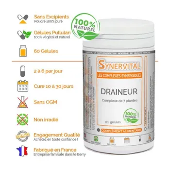 Draineur Synervital - Avantages