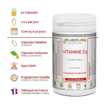 Vitamine D3 Labofloral - Avantages