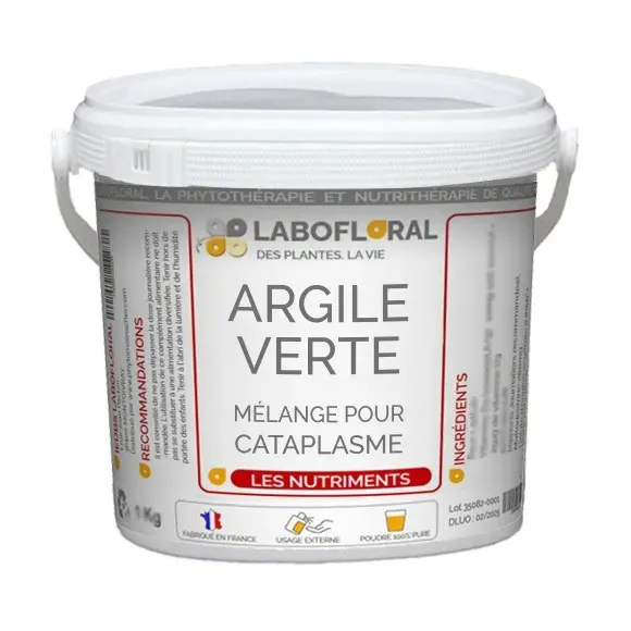 Cataplasme Argile verte Labofloral
