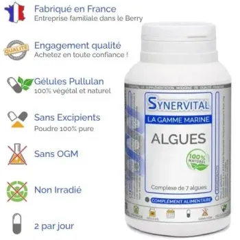 Algues complexe Synervital avantages