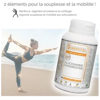 Glucosamine chondroitine Synervital bienfaits