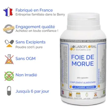 Huile de Foie de Morue Labofloral avantages