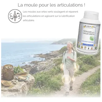 Moules aux orles verts Labofloral bienfaits