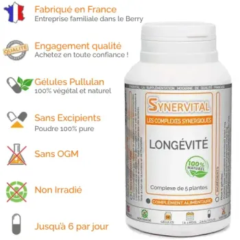 Longévité Synervital avantages