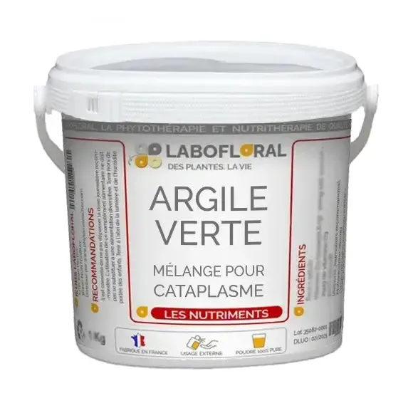 Cataplasme Argile verte Labofloral