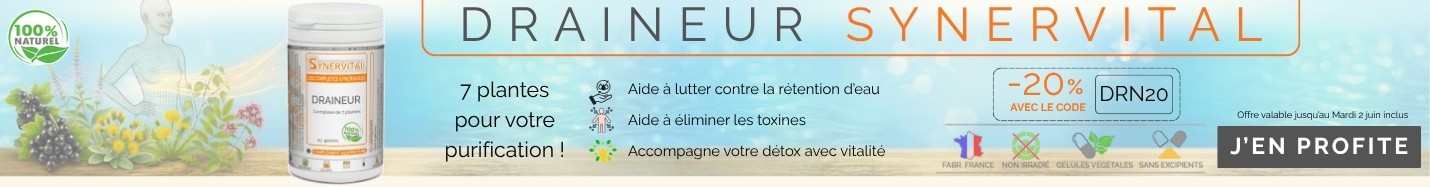 -20% sur le complexe ANANAS-PAPAYE Synervital !